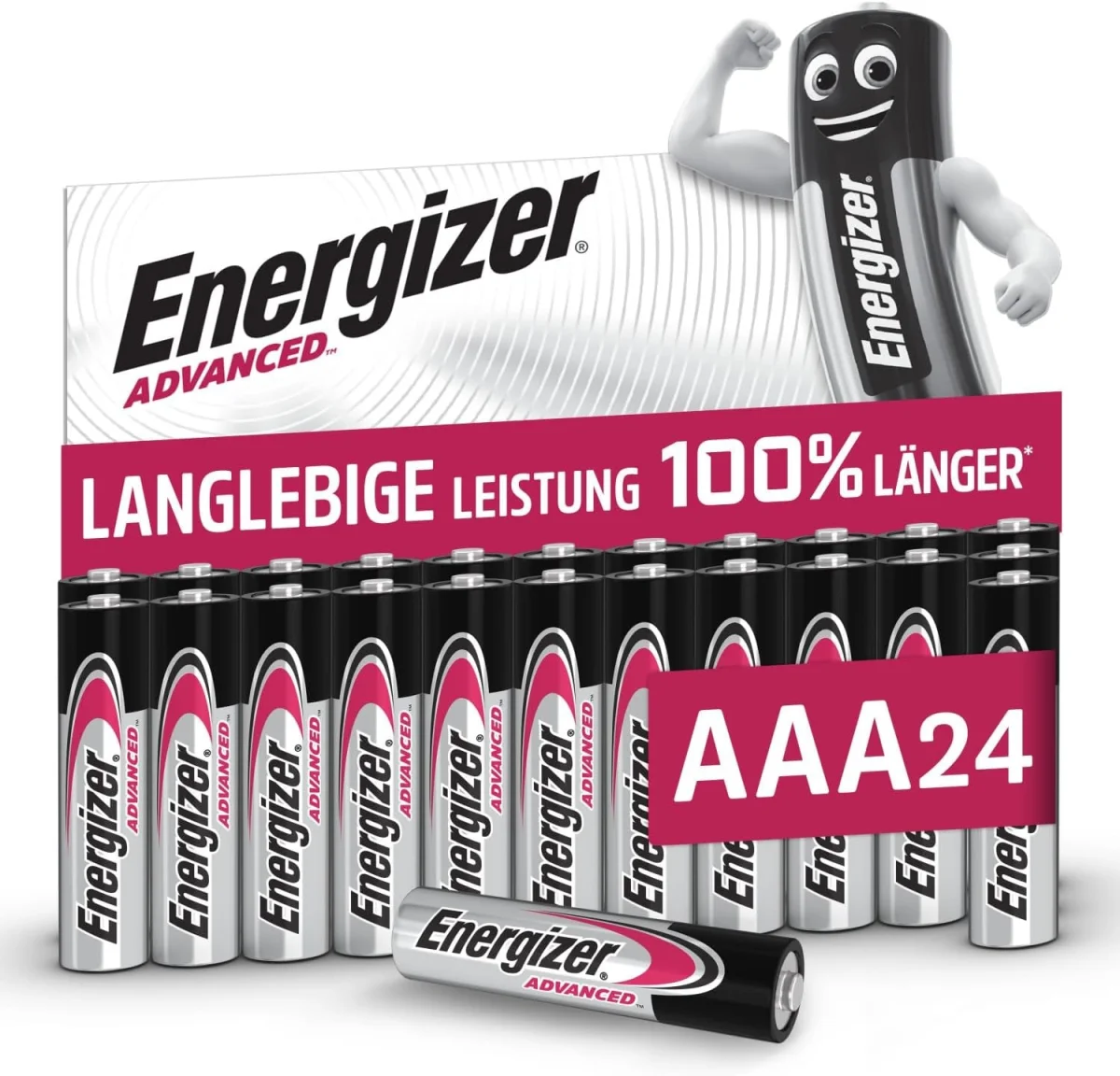 Energizer Advanced – AAA Batterien (24 Stück – 15V Alkali-Batterien)