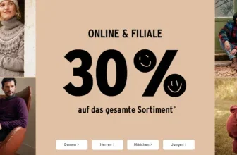 Ernsting's family Aktion mit 30 Prozent Rabatt vom 15. bis 17. Oktober 2026