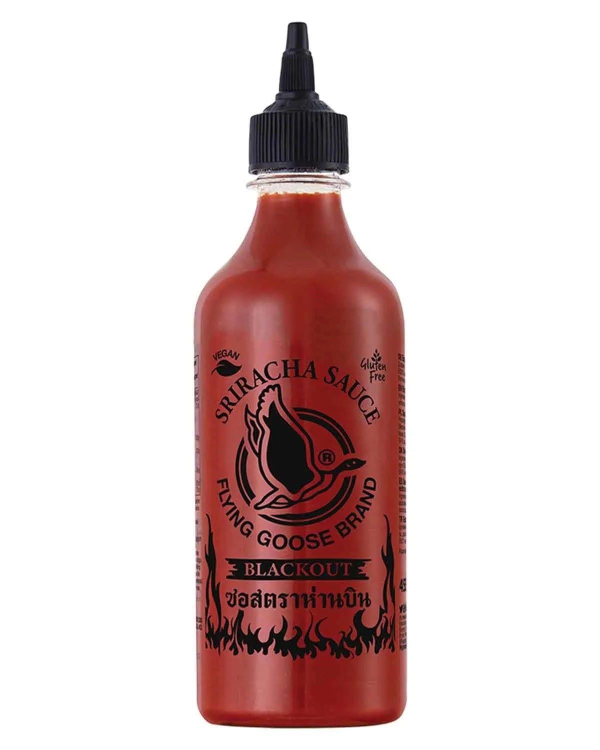 Flying Goose Blackout Hot Chili Sauce zum Würzen und Dippen