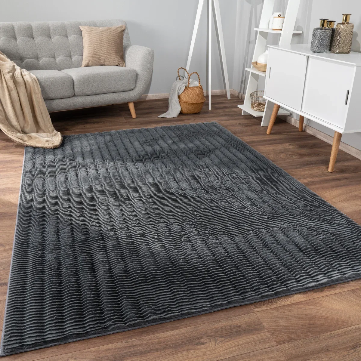 Fellteppich Arnia (4 Farben, Gr. 160x220cm + andere Größen)