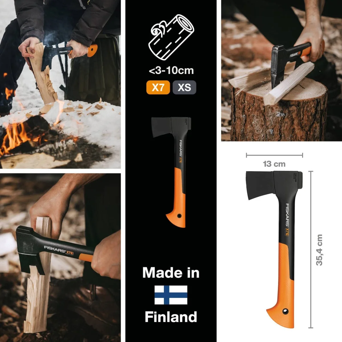 Fiskars Universalaxt X7 – XS
