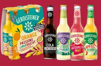 Gerolsteiner 3+3 Cashback Aktion 2026 für ausgewählte Erfrischungsgetränke in 0,33-Liter-Glasflaschen