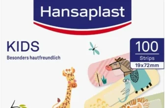 Hansaplast Kinderpflaster mit Tiermotiven in der Großpackung mit 100 Strips