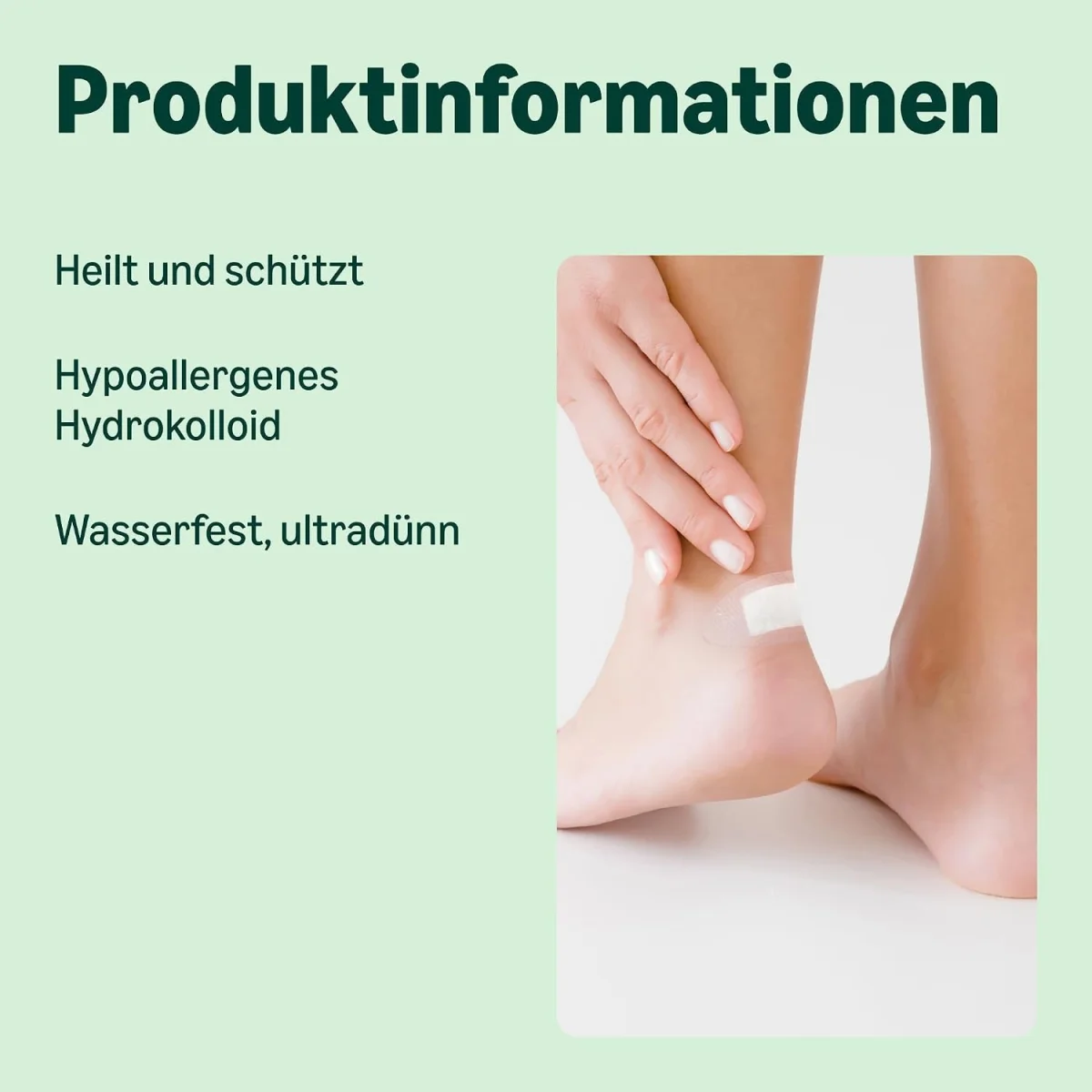 Healthcare by Amazon Hydrokolloid-Blasenpflaster wasserdicht & unsichtbar (Sortierte Größen 20 Stück)