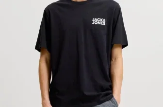 JACK & JONES JJECORP Logo Tee Herren-T-Shirt aus Baumwolle mit Rundhalsausschnitt