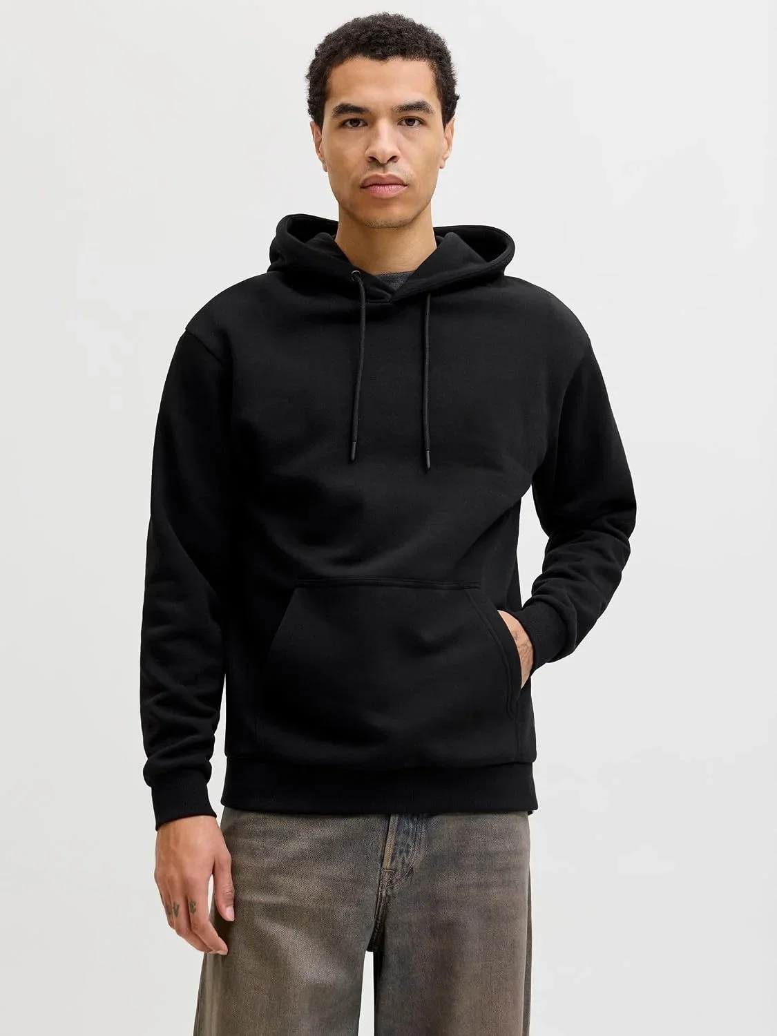 JACK & JONES Men’s Plain Hoodie (Gr. M bis XL)