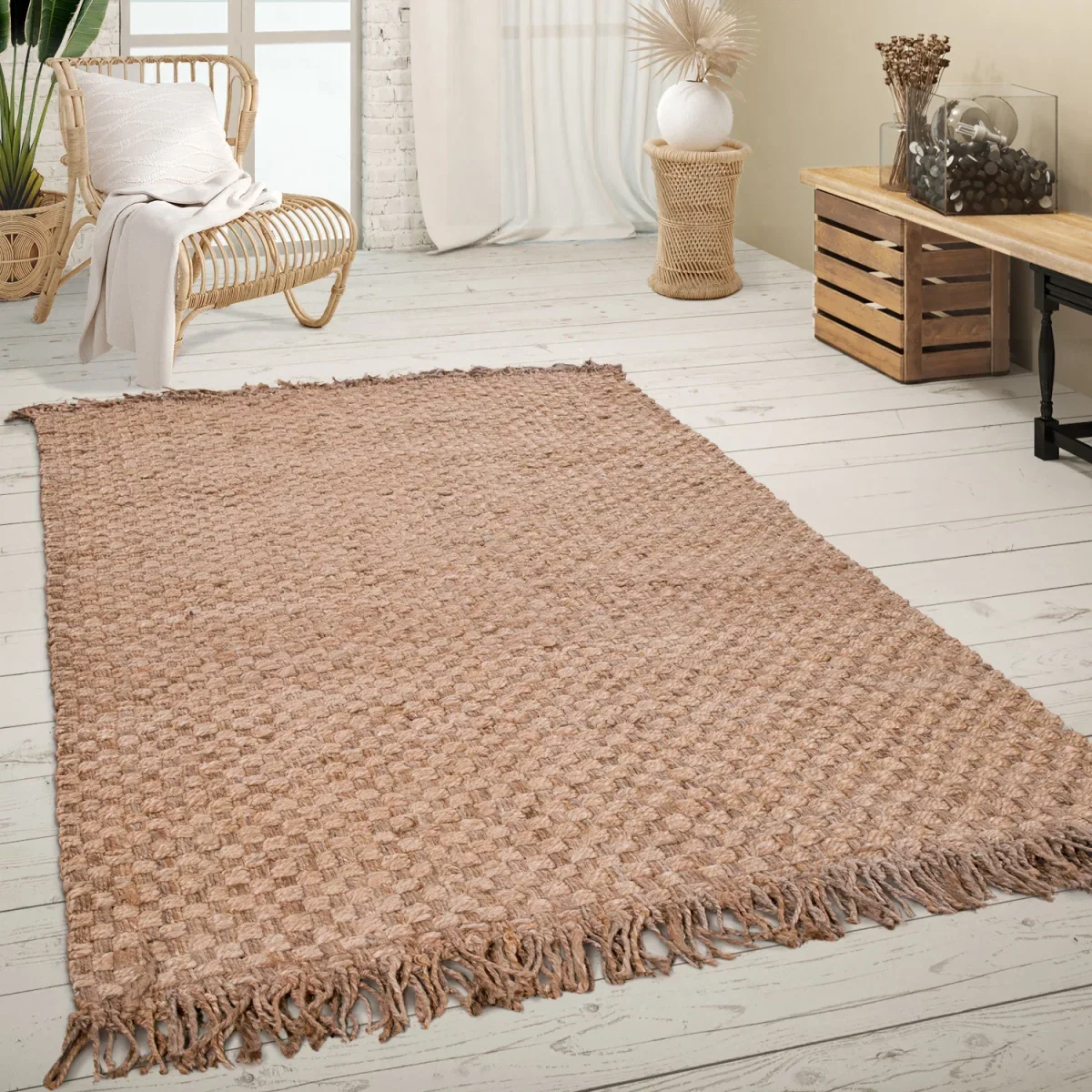 Jute-Teppich Sakira (Gr. 160x230cm + andere Größen)