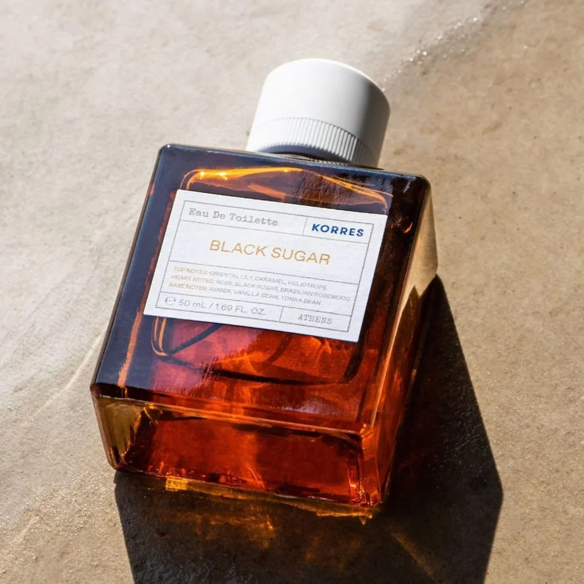 KORRES BLACK SUGAR Eau de Toilette für Damen (50ml  floraler süßer luxuriöser & orientalischer Damenduft vegan)