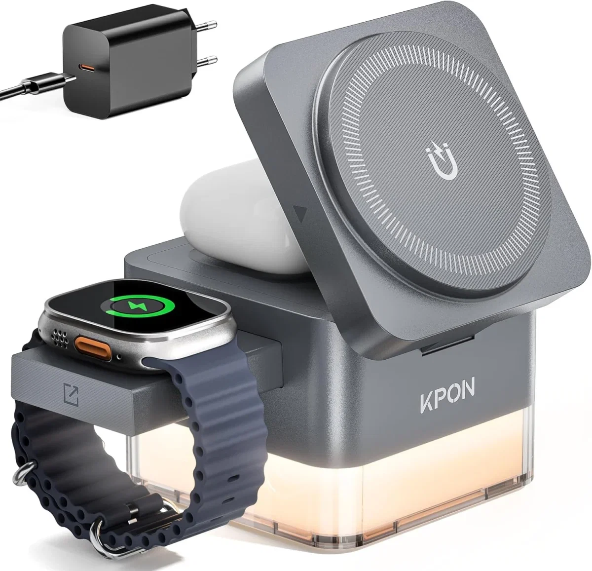 KPON Ladestation 3-in-1 Cube (3 Farben)
