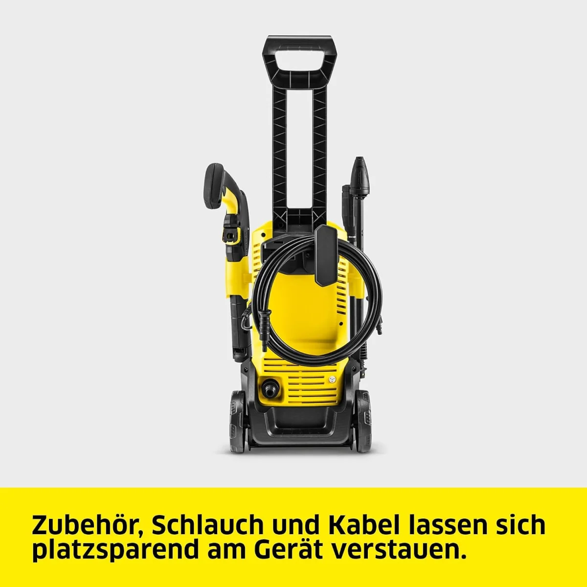 Kärcher K 3 FJ mit Schaumdüse und Zubehör