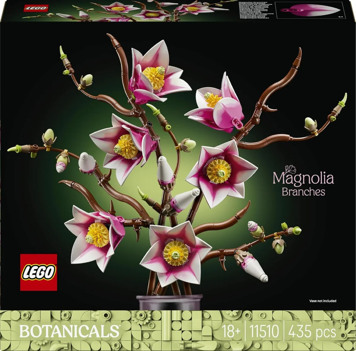 LEGO Magnolienzweige aus der Botanicals Kollektion für Erwachsene