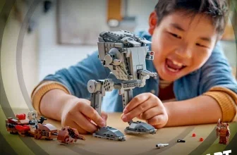 LEGO Star Wars 75424 SMART Play AT-ST Angriff auf Endor mit Kampfläufer und Minifiguren