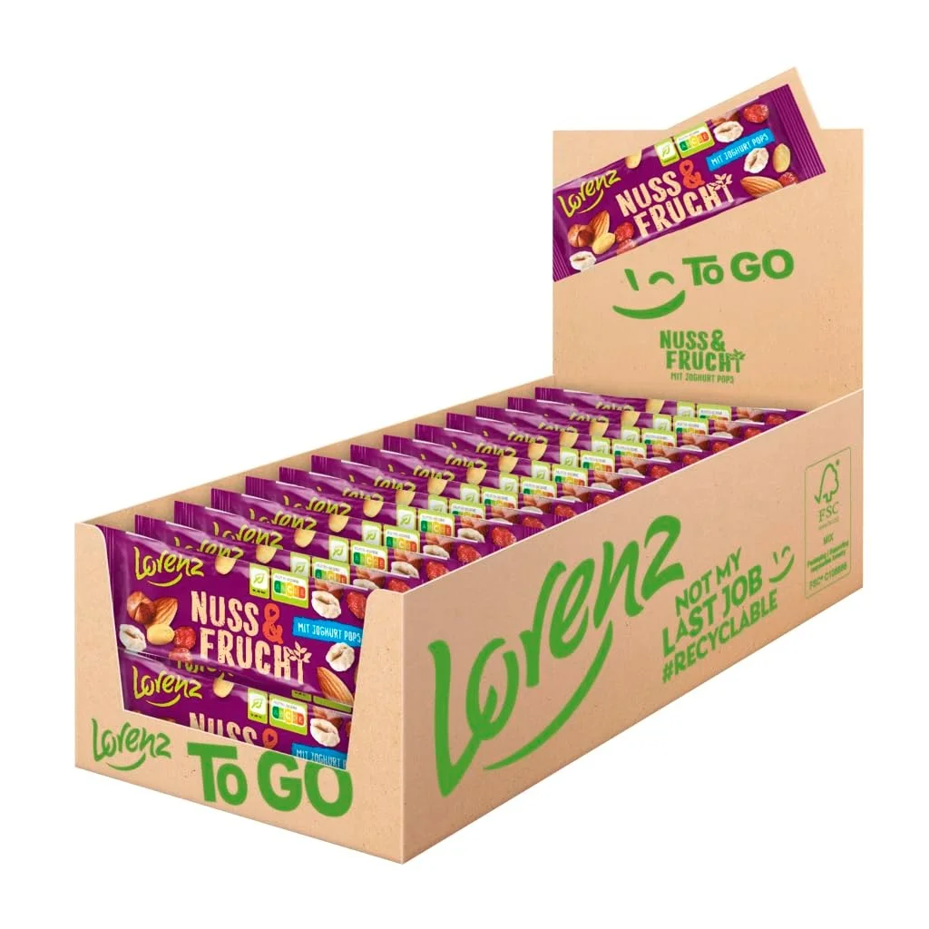 LORENZ Nuss & Frucht mit Joghurt Pops 28er Pack