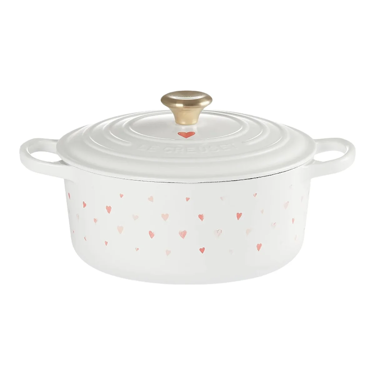 Le Creuset Signature Runder Bräter 22 cm Herz