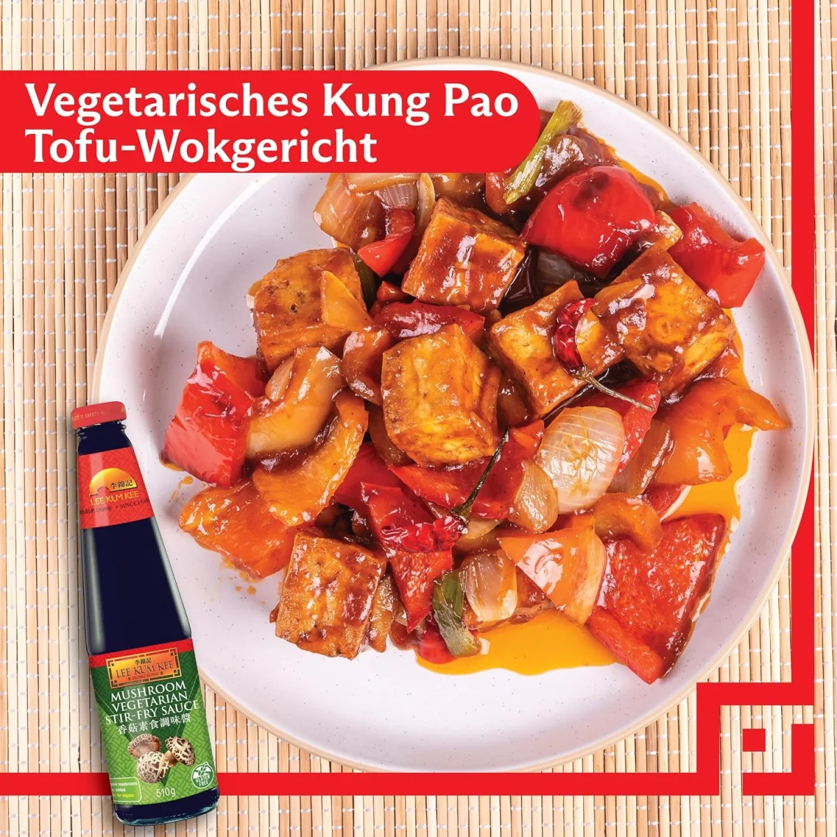 4x Lee Kum Kee Pilz-Würzsauce (510g)