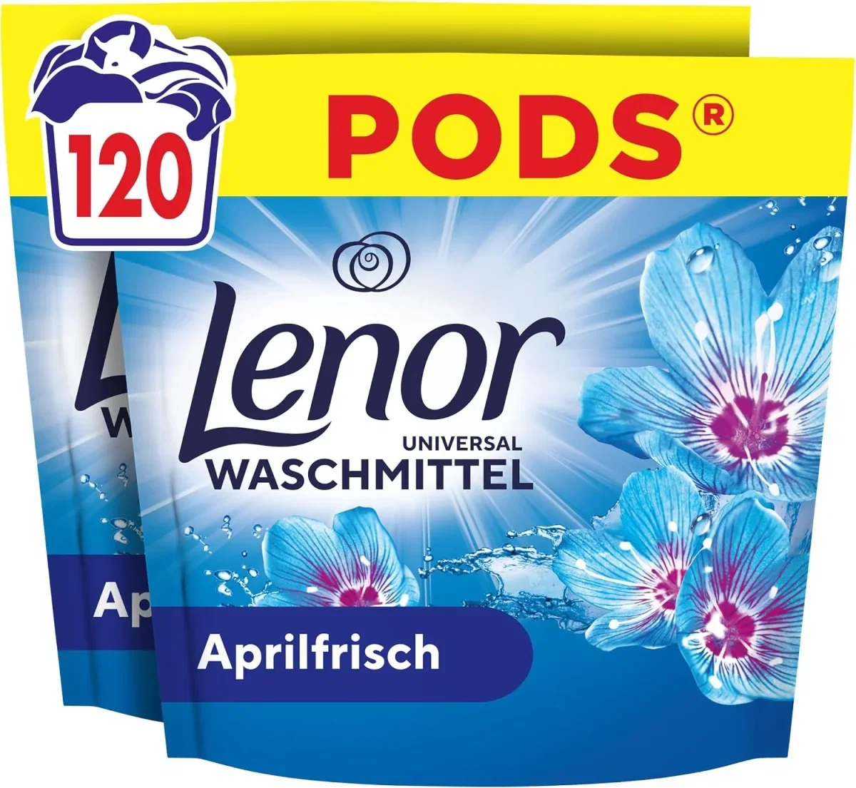 Lenor Pods Aprilfrisch Waschmittel äschen (120 Watt)