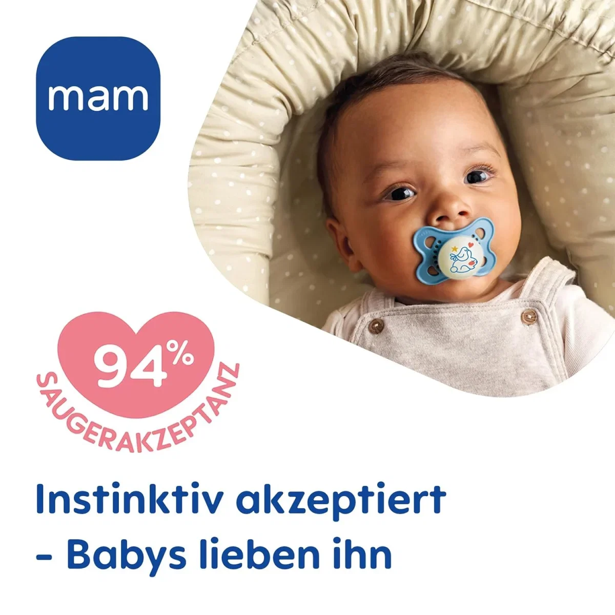 MAM Original Night Schnuller 0-6 Monate Tulpe/Stern 2 Stück