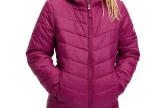 McKINLEY Kids Jacke Alix G in Violet mit Thermo-Wattierung und Kapuze