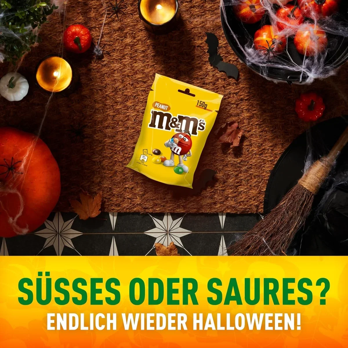 M&M'S Peanut Schokolade Erdnuss Schokolinsen