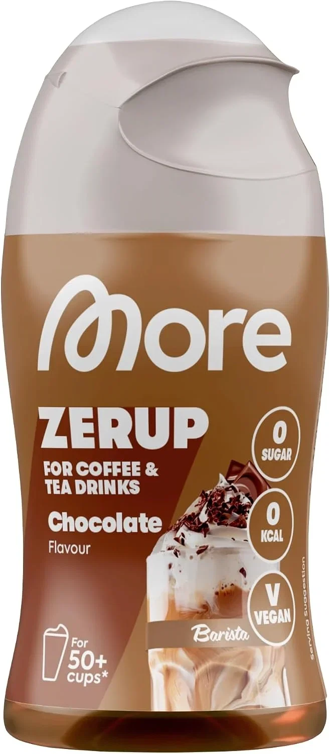 MORE Barista Zerup Chocolate zuckerfreier Sirup für Heißgetränke