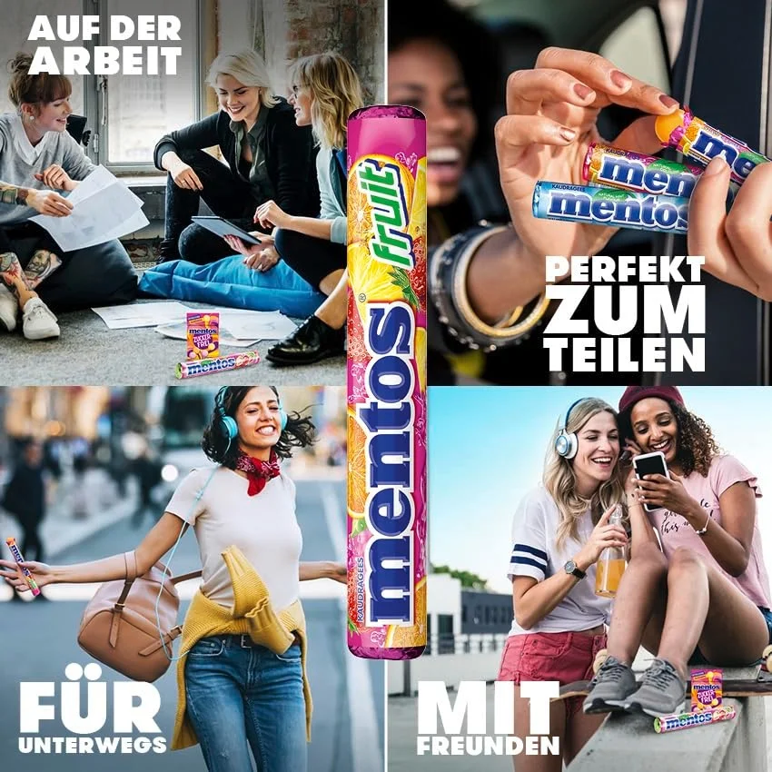 Mentos Fruit Dragees Frucht-Bonbons