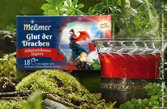 Meßmer Glut der Drachen Früchtetee mit Ingwer und Johannisbeeren-Aroma, 18 Teebeutel