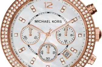 Michael Kors Parker MK5896 Damenuhr mit Chronograph und Kristallbesatz