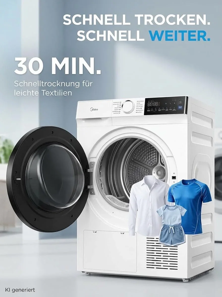 Midea Serie V5 Wärmepumpentrockner MDV5EH80WBC