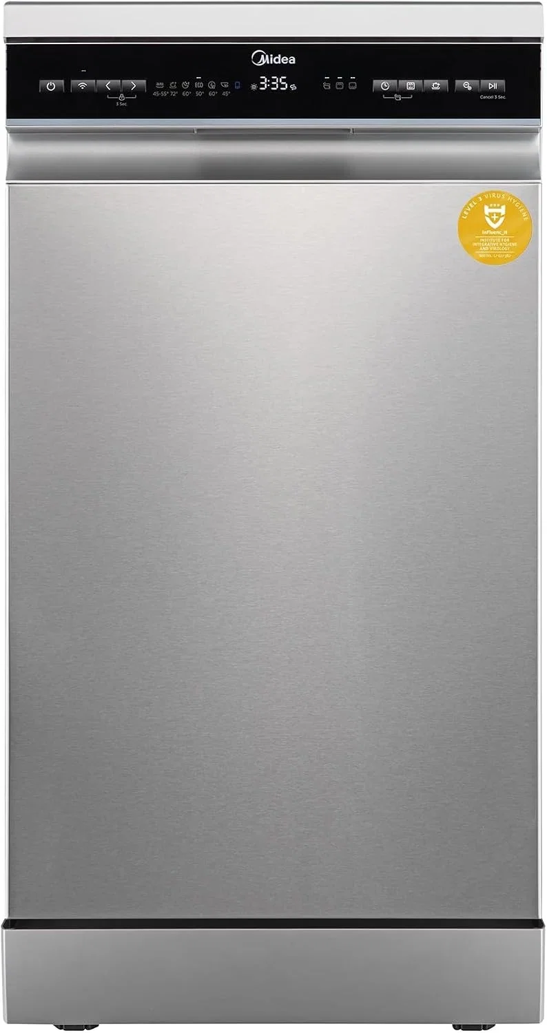Midea Spülmaschine MDWEF1034DSS-WE (45cm, EEK C, freistehend, unterbaufähig)