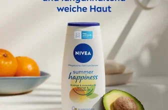 NIVEA Summer Happiness Pflegedusche mit Orangenblütenduft und Avocadoöl, 250 ml