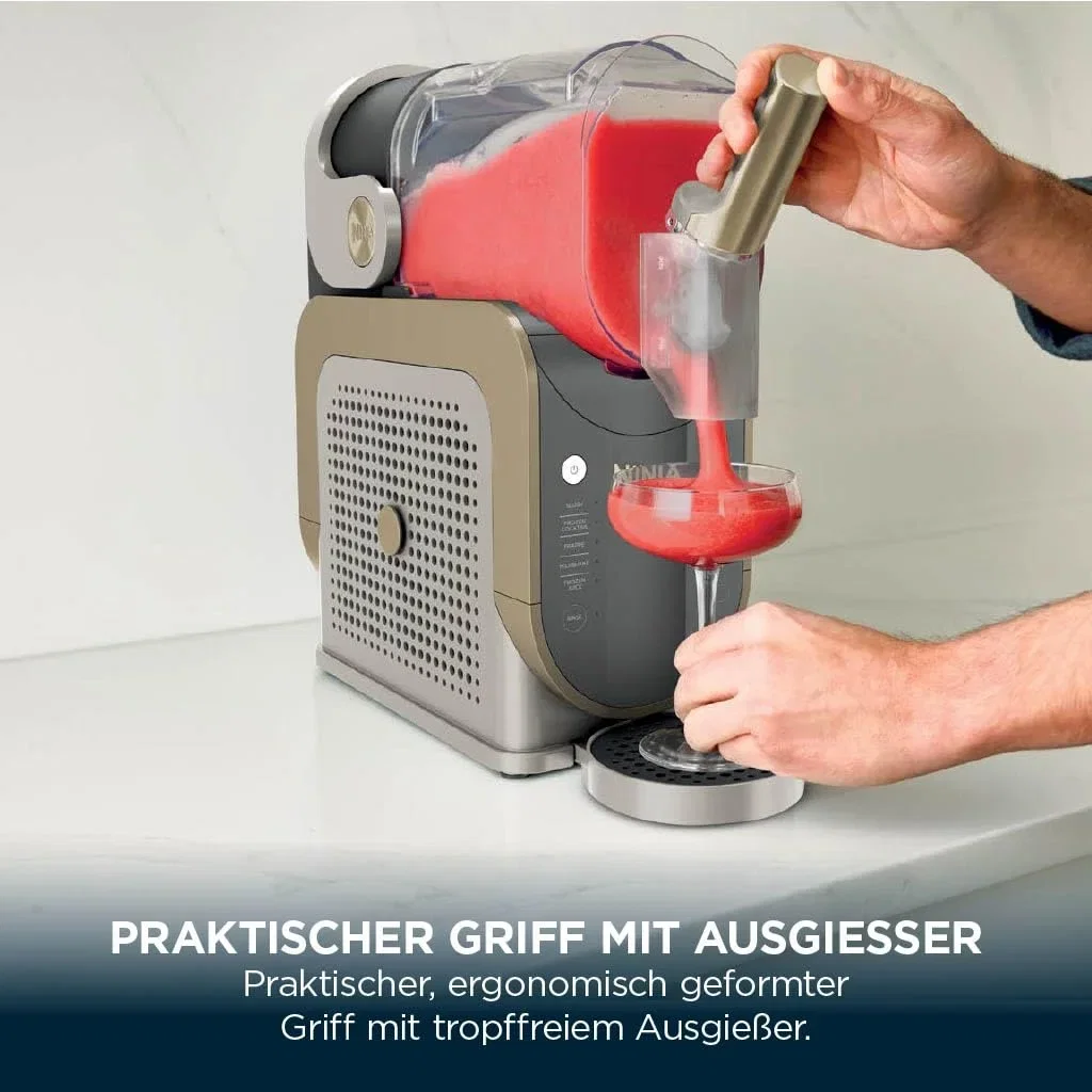 Ninja SLUSHi Maschine für Slush Eis-Cocktails Frappé Stone Gold FS301EUSTGD