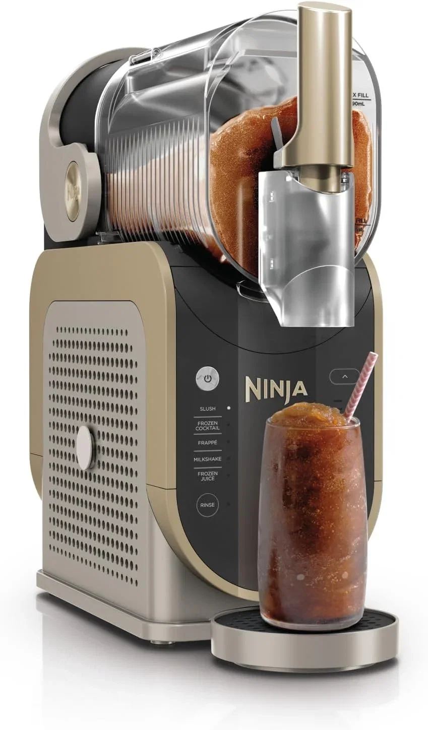 Ninja SLUSHi Maschine für Slush Eis-Cocktails Frappé Stone Gold FS301EUSTGD (1,9L)