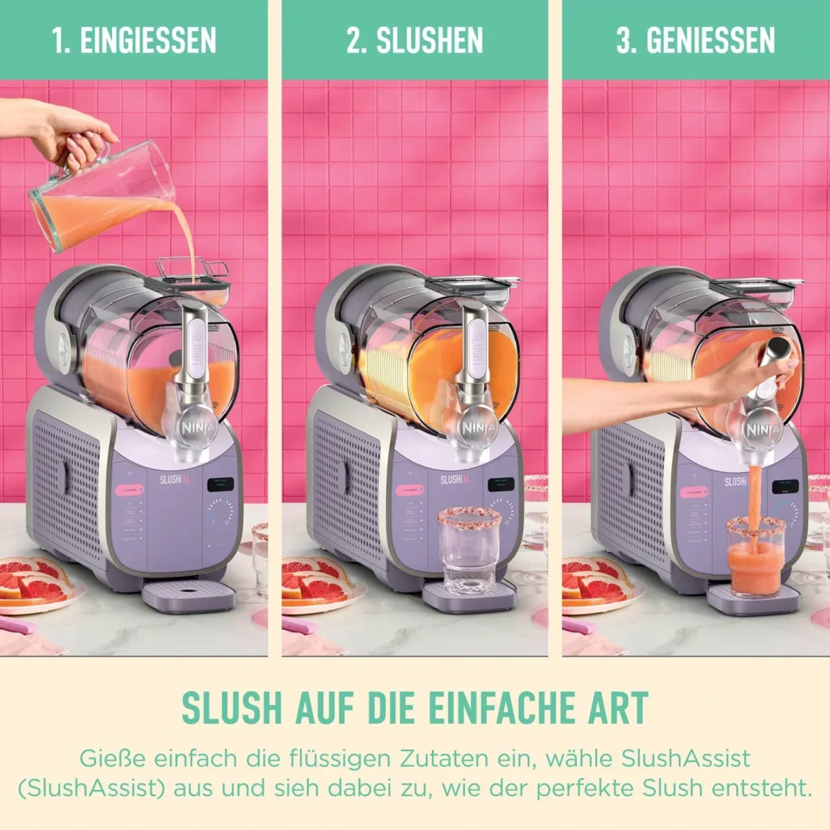 Ninja SLUSHi XL Slush-Eismaschine FS601EUPK1