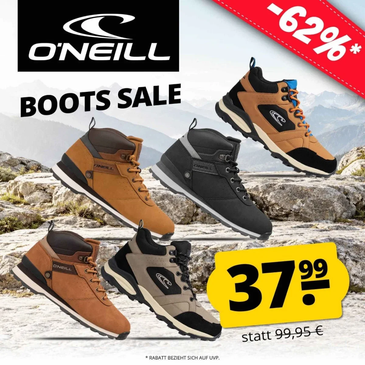 O’NEILL Grand Teton MID Herren Boots (4 Farben, Gr. 41 bis 45)