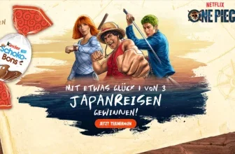 kinder Schoko-Bons One Piece Gewinnspiel 2026 mit Japanreisen und Fanboxen
