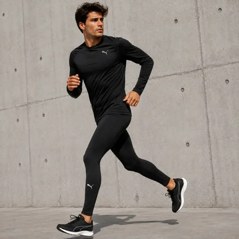 PUMA Run Favorite Long Tight Herren Laufhose 520218-01 in Schwarz