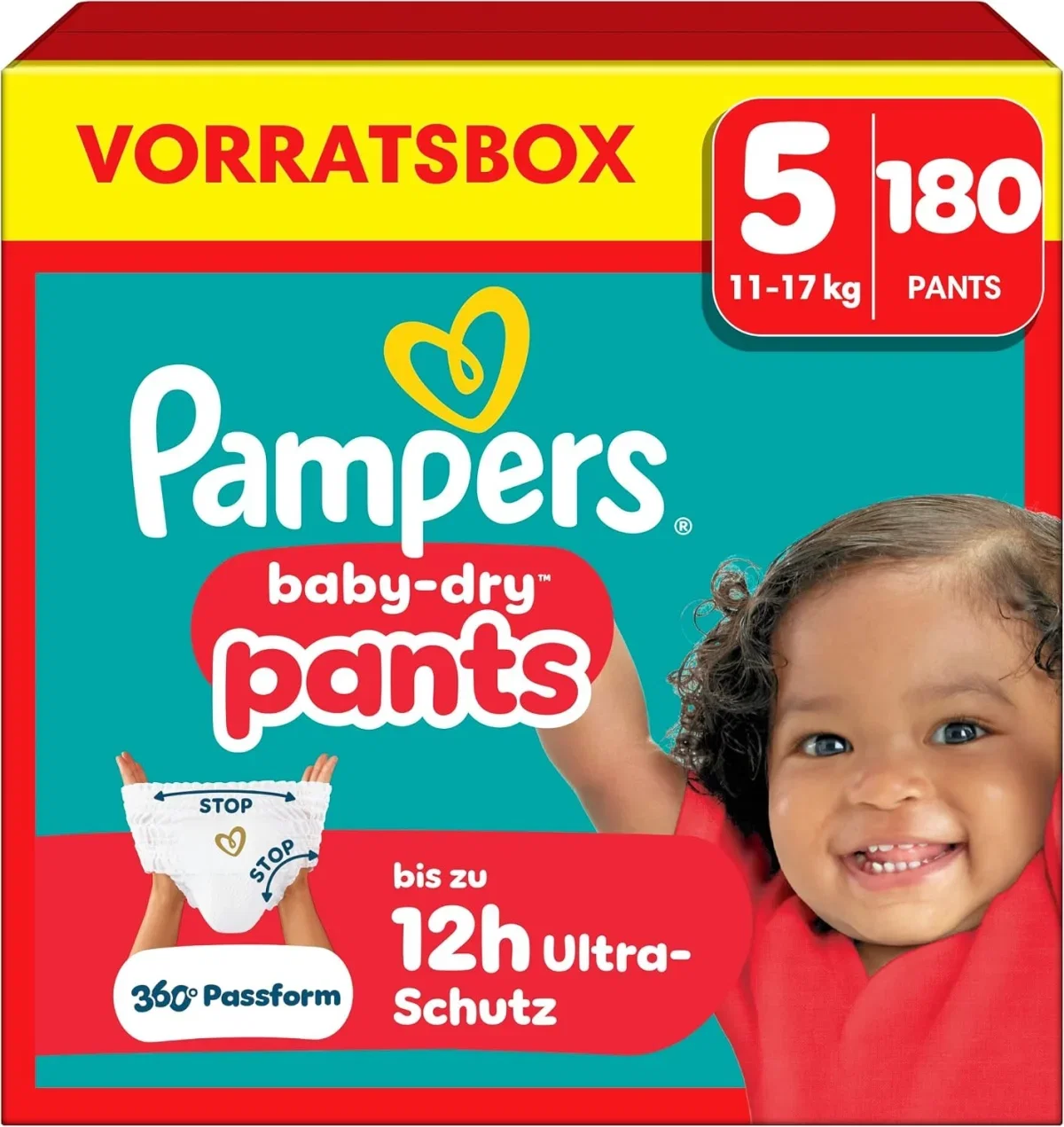 Pampers Baby-Dry Pants Größe 5 (180 Windeln)