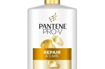 Pantene Pro-V Repair & Care Pflegespülung in weißer Flasche mit goldenem Pumpspender
