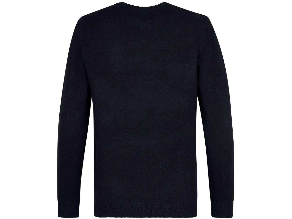Dunkelblauer Petrol Industries Herrenpullover Modell M-3060-KWR298 mit Regular Fit