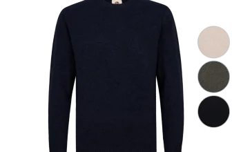 Petrol Industries M-3060-KWR298 Herren-Strickpullover in Dunkelblau mit Rundhalsausschnitt