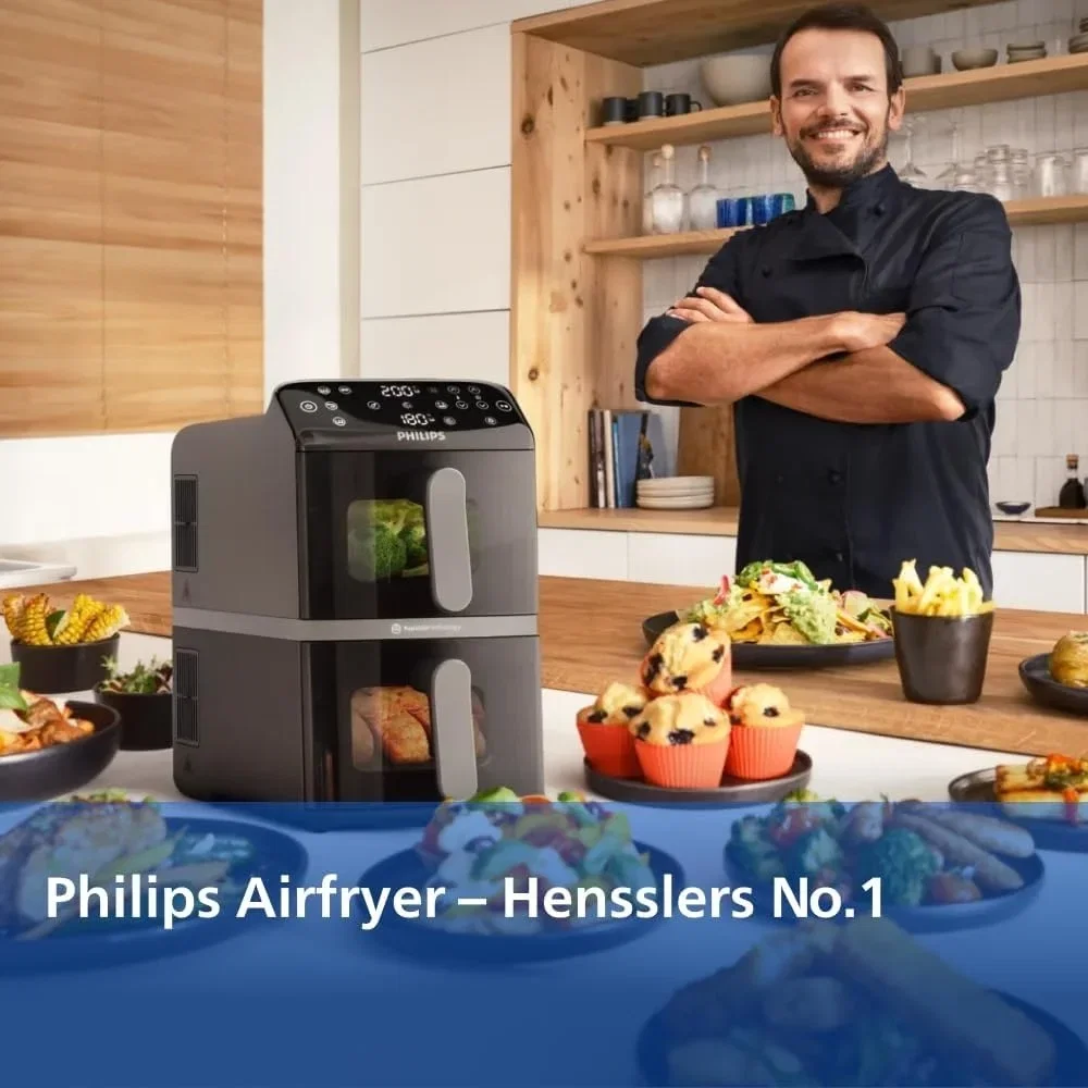 Philips Stacked Airfryer 4000 Serie Heißluftfritteuse