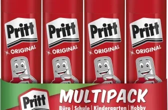 Pritt Klebestift im 4er Pack mit jeweils 43 g für Schule, Büro und Bastelarbeiten