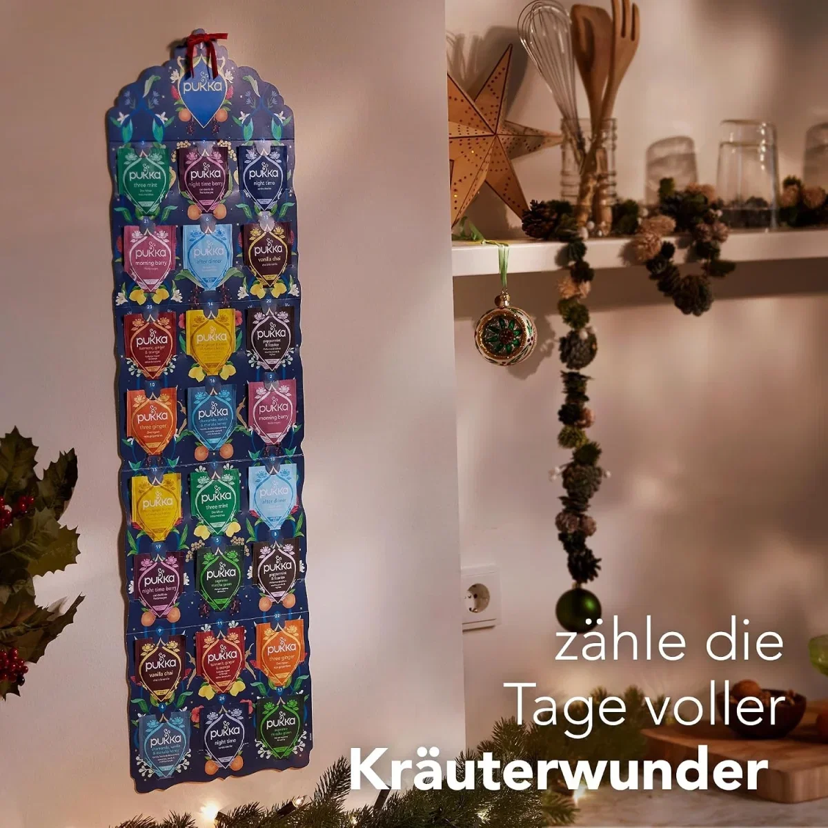 Pukka Bio Tee Adventskalender (2026 Geschenkset 24 Teebeutel)