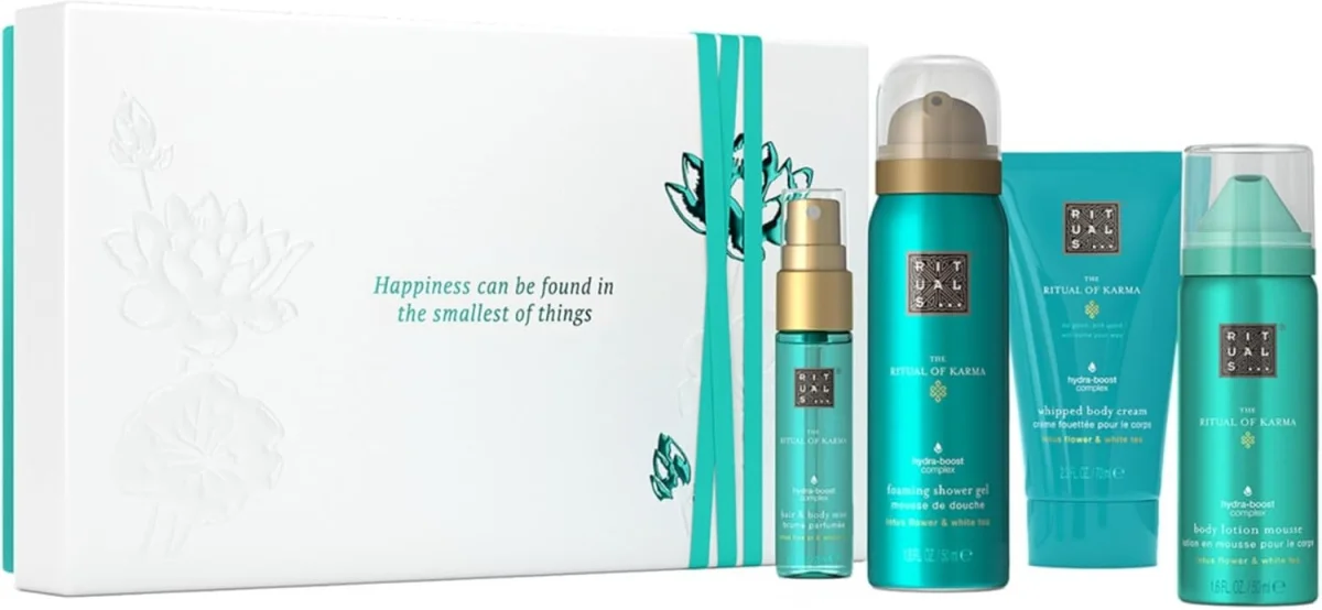 RITUALS Karma Pflegeset mit Lotusblüte und weißem Tee