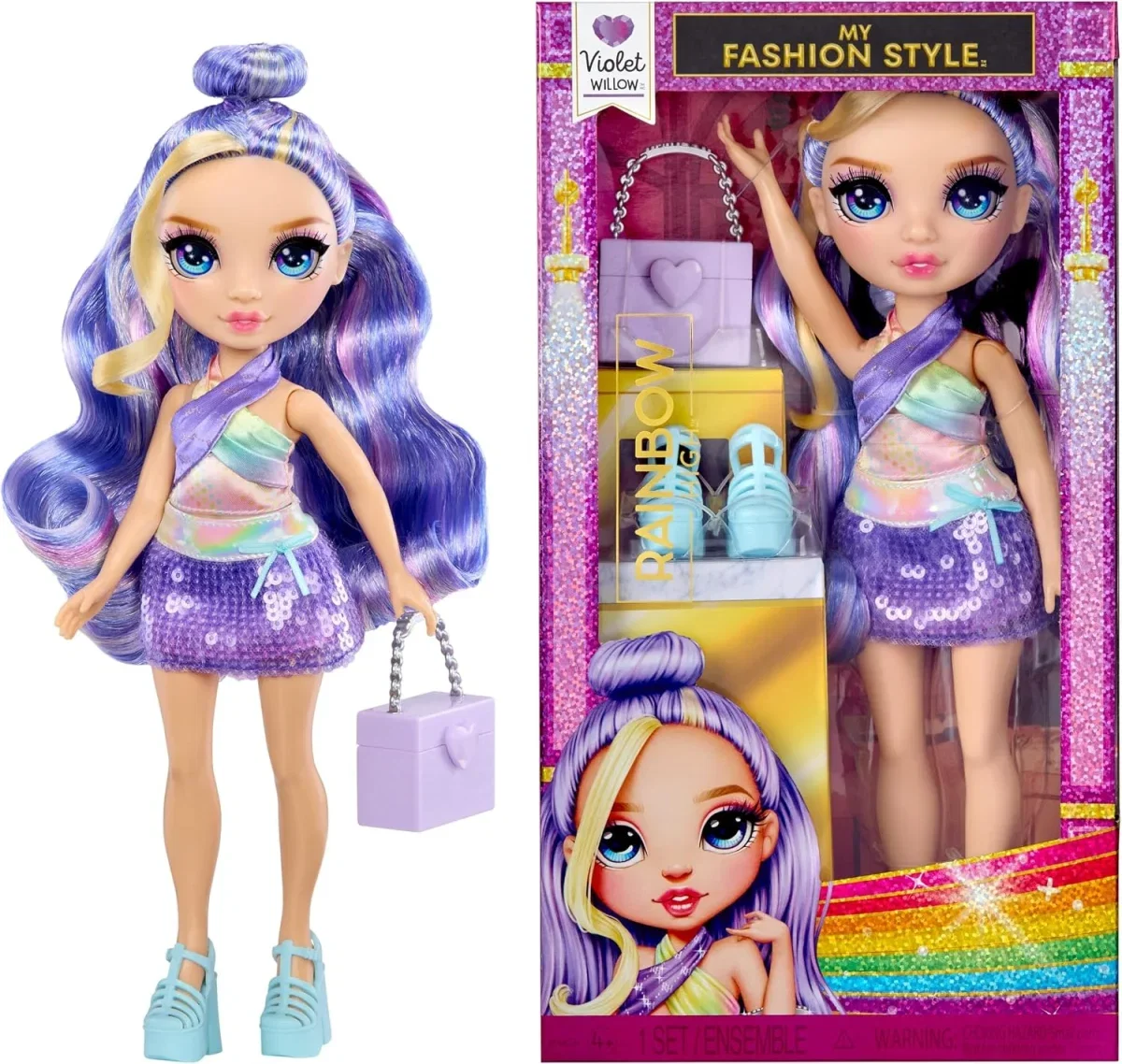 Rainbow High My Fashion Style Puppe – Violet 28 cm