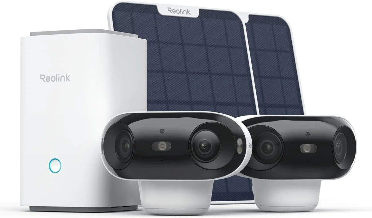 Reolink Solar Kabellose Aussen Überwachungskamera 2er Set (2.4/5GHz Wi-Fi 6)