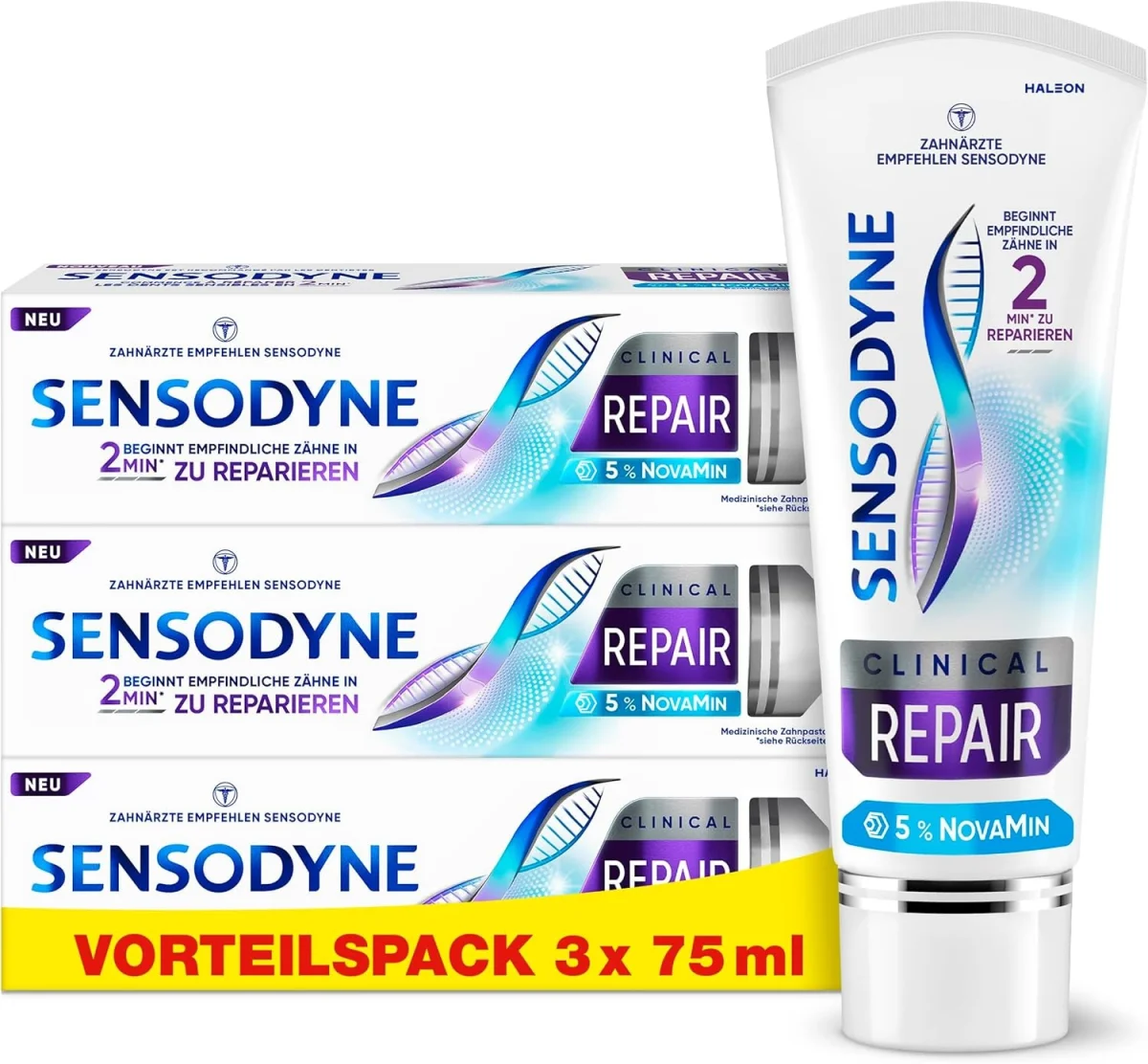 Sensodyne Clinical REPAIR Zahnpasta 3er Pack (3x75ml)