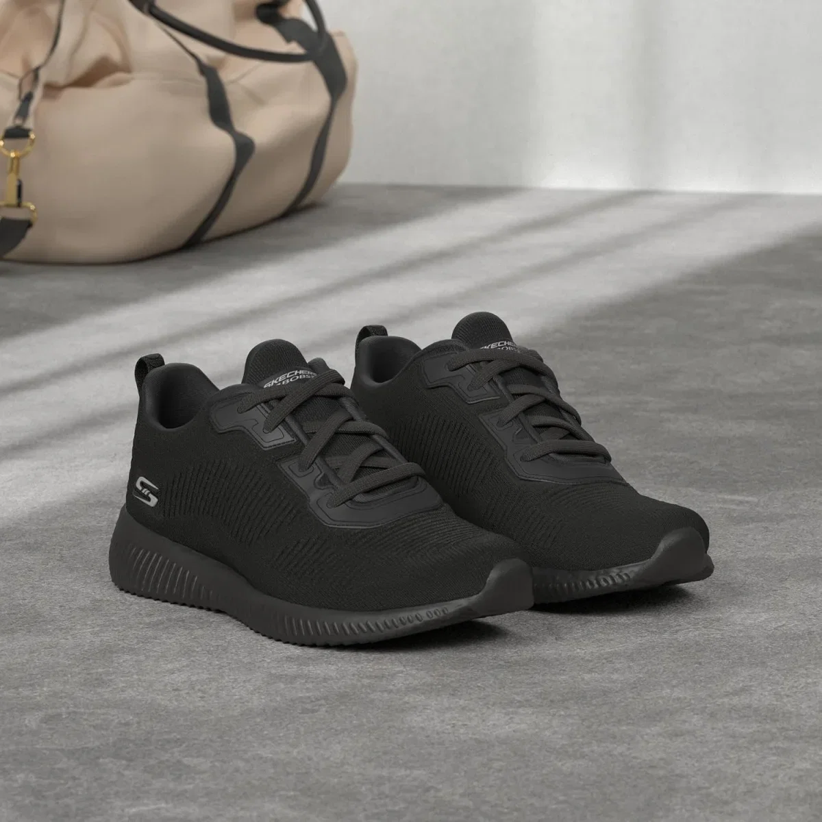 Skechers Damen Bobs Squad – Tough Talk Sneaker