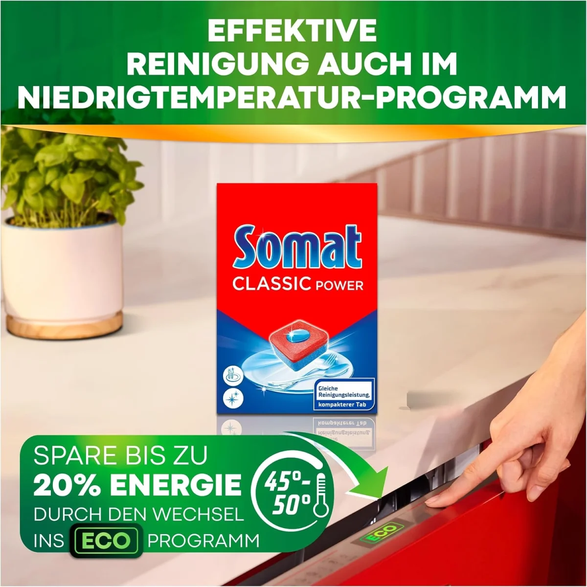 Somat Classic Power kompakte Spülmaschinentabs 106 Tabs