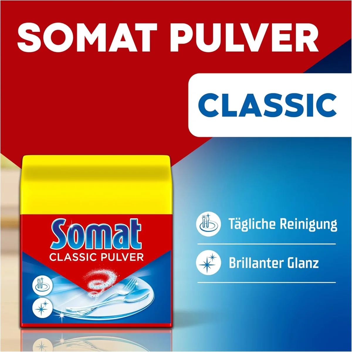 Somat Classic Spülmaschinenpulver (60 Spülgänge) Geschirrreinigung